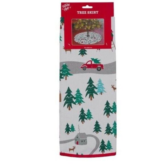 Christmas Holiday Tree Skirt New With Tags 38Inches - Picture 2 of 2